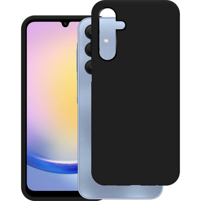 Just In Case Samsung Galaxy A25 TPU Rubber Case Zwart