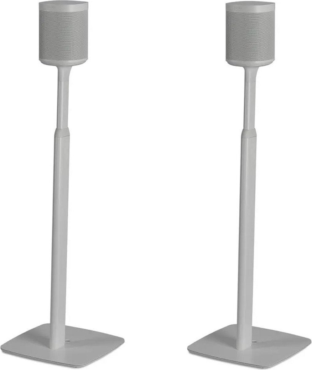 Flexson Adjustable Floor Stand for Sonos One/Play1 wit (2 pieces)