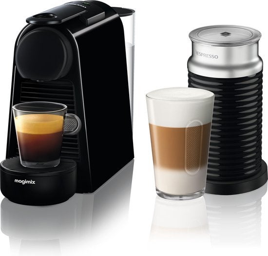 Magimix Nespresso Essenza Mini Zwart + Aeroccino