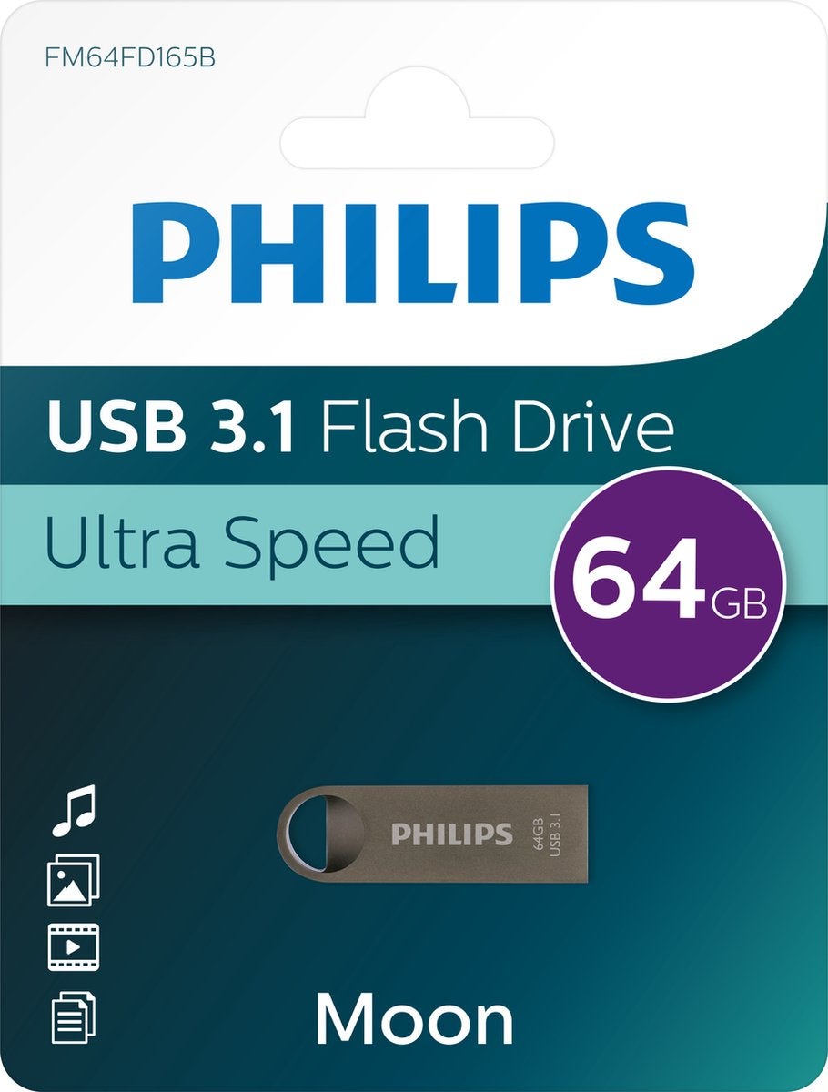 Philips USB 3.1 64GB Moon Edition