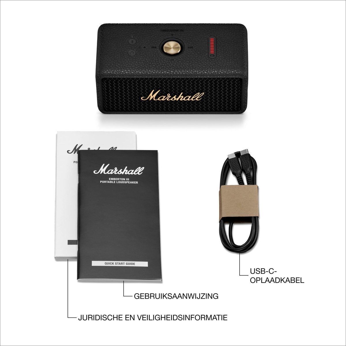 Marshall Emberton III Black Brass