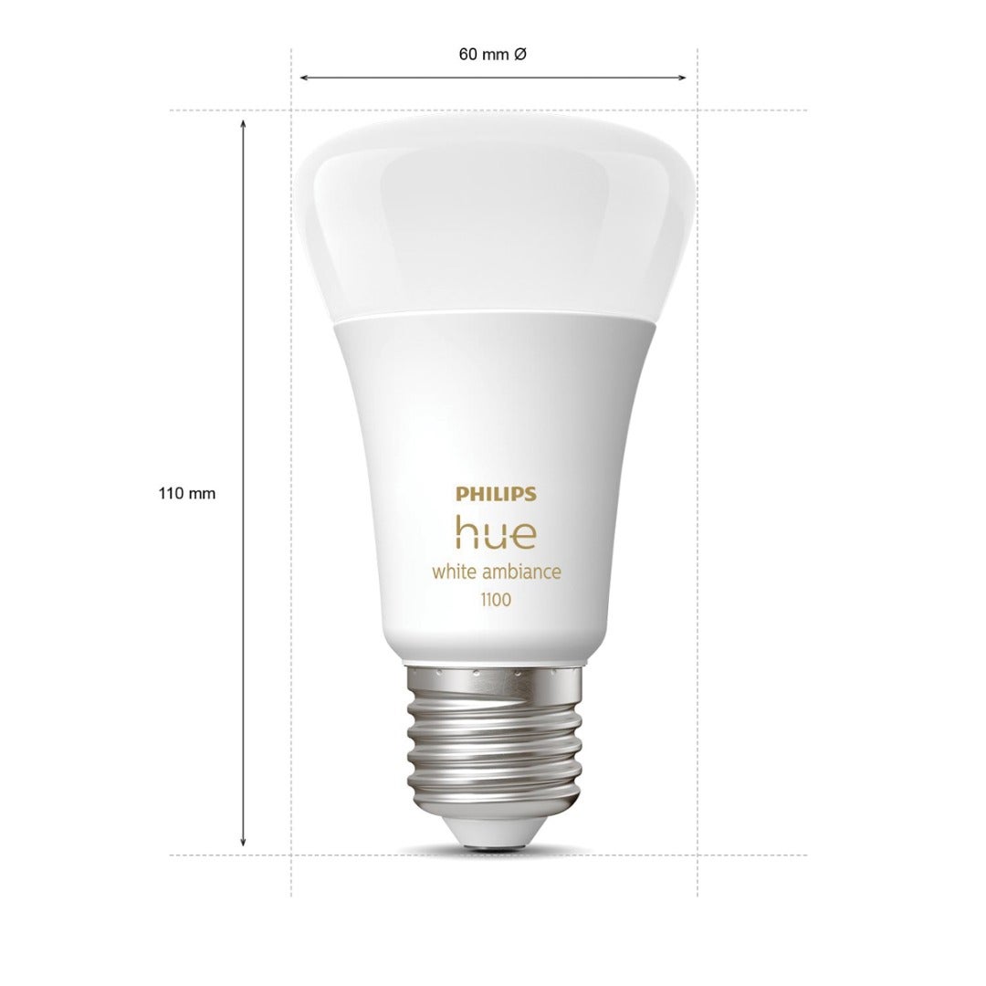 Philips Hue 2x E27 8WA60 White Ambiance Duo Pack