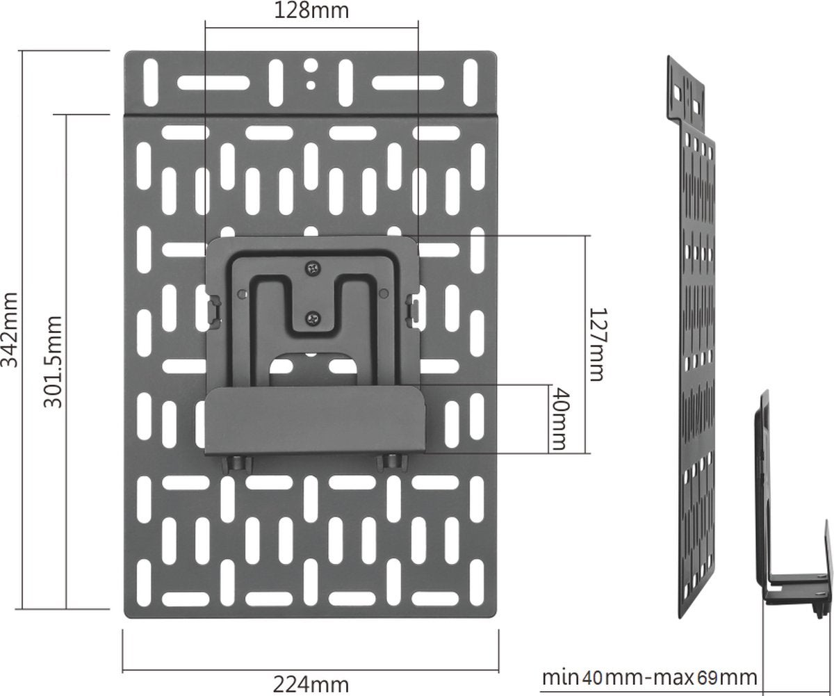 Cavus CHU03 Universele houder voor TV Decoder