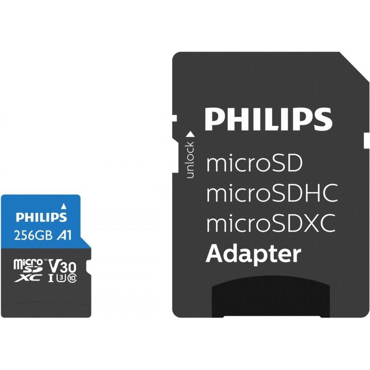 Philips MicroSDXC UHS-I U3 Kaart 256GB