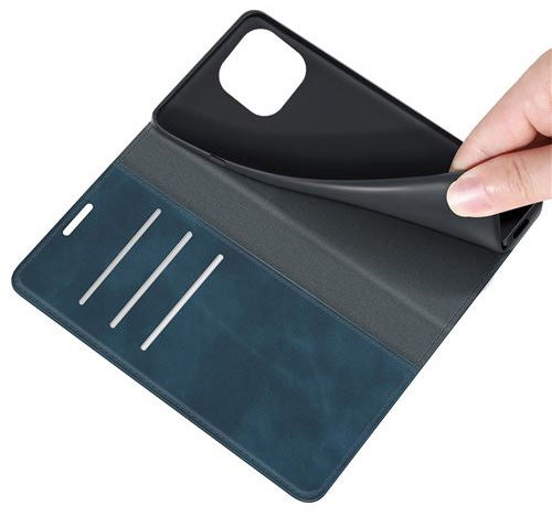 Cazy Wallet Magnetic hoesje Blauw voor iPhone 14