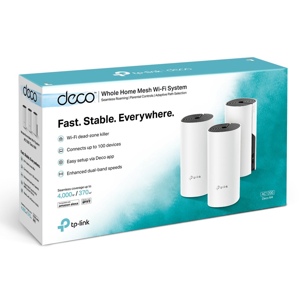 TP-Link DECO M4 (3-pack) Mesh Wi-Fi System 