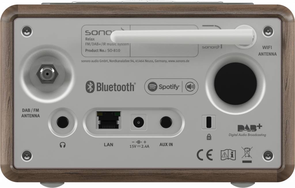 Sonoro RELAX SO-810 V2 Walnoot