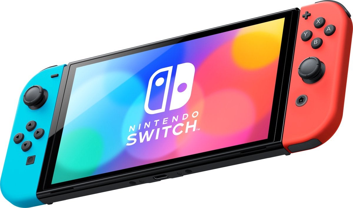 Nintendo Switch OLED Blauw/Rood