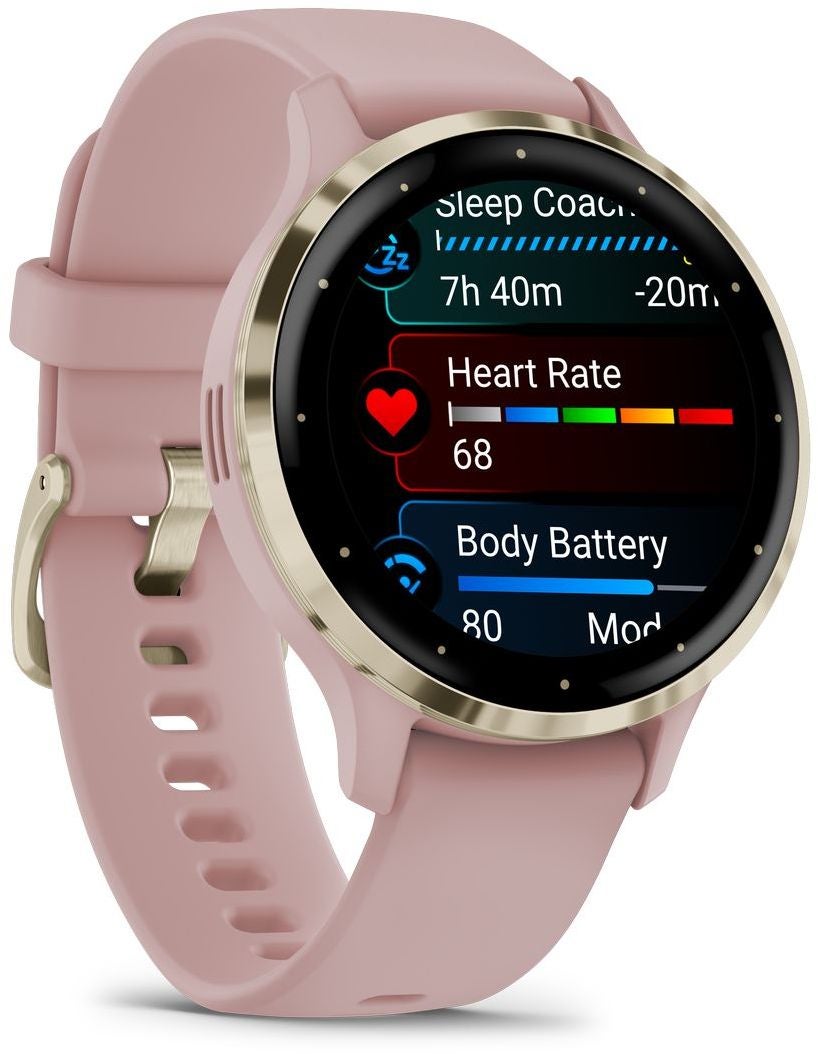 Garmin Venu 3S Goud/Roze