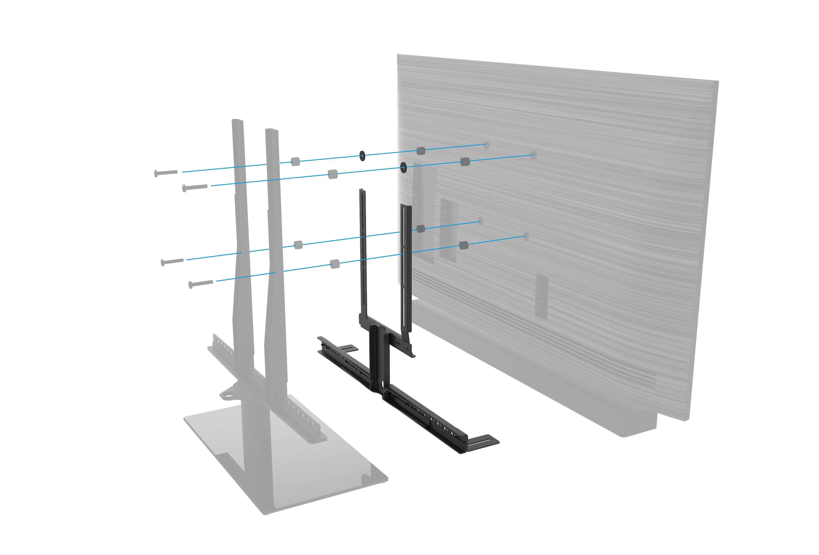 Cavus CFUNIB Frame voor soundbar universeel Zwart