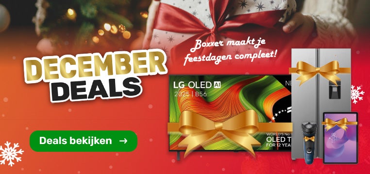 Ontdek hier de decemberdeals van BoXXer.